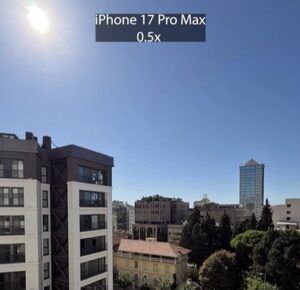 ayfon 17 pro max kamera