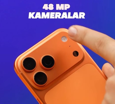 apple 17 pro max arka kamera 48 mp