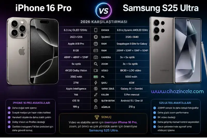 Samsung Galaxy S25 vs iPhone 16 Pro Ultra
